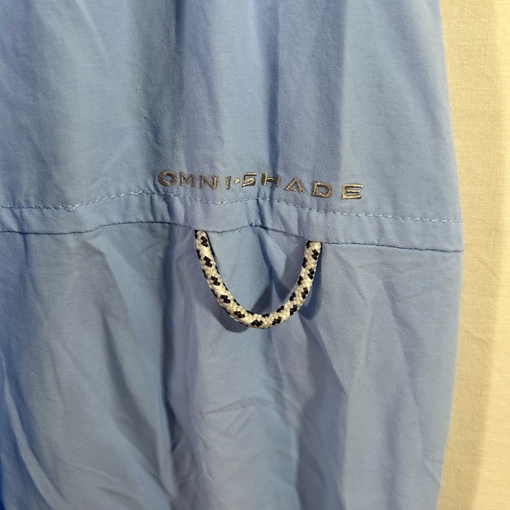 Columbia Bahama UPF 50 Blue Omni Shade Vented Long Sleeve Fishing Shirt Size XXL - Picture 6 of 11